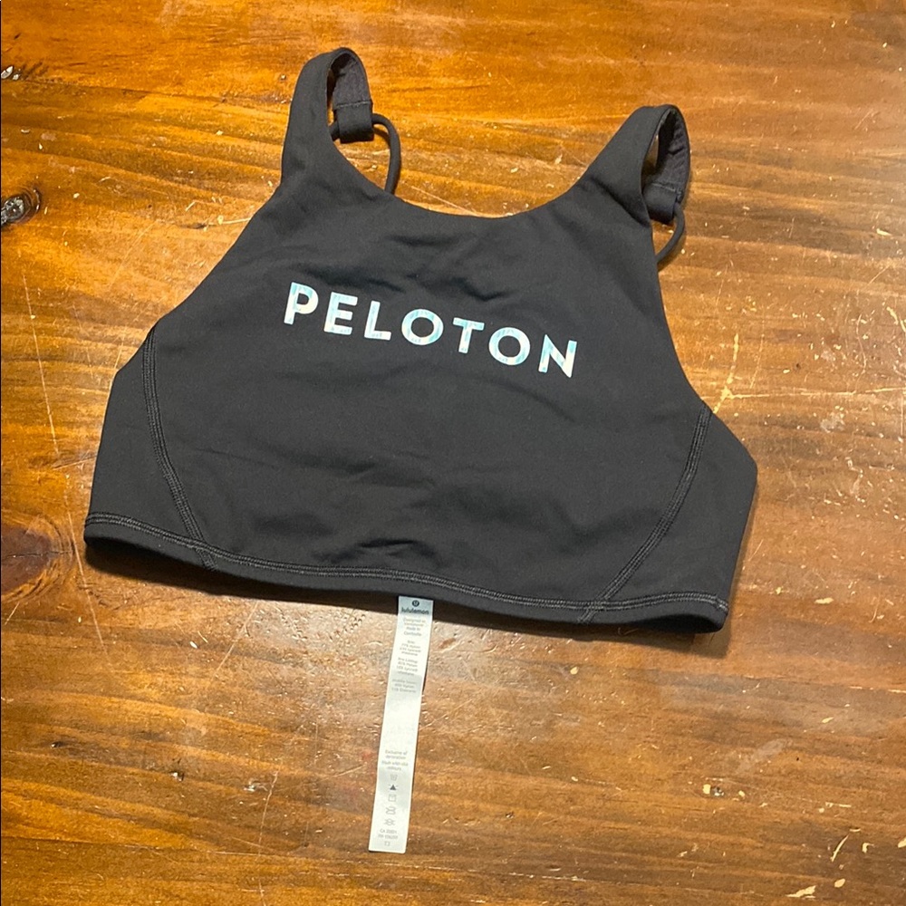 LULULEMON X PELOTON BLACK SPORTS BRA🌸